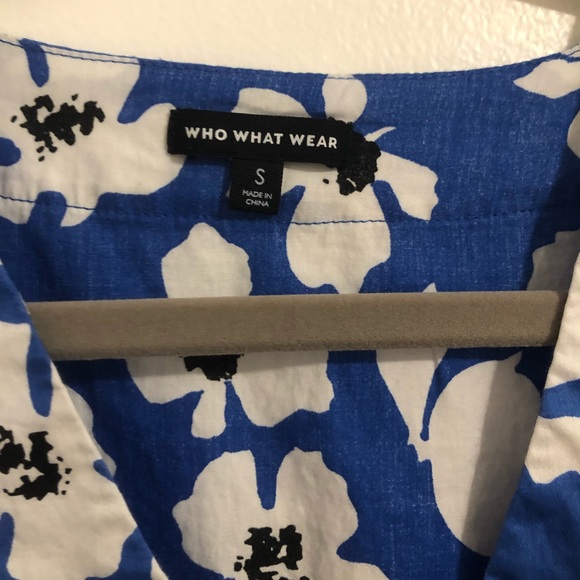 Beautiful 100% Cotton Who What Wear Dress - Picture 4 of 6